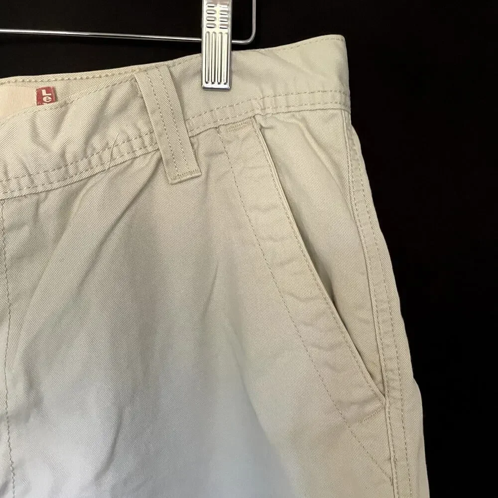 Levi's cargo pants beige men's size W36 cotton‎ multiple pockets summery style